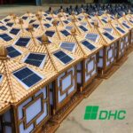 Đèn trụ cổng 25 cm năng lượng mặt trời 8 Đèn trụ cổng năng lượng mặt trời 25 cm