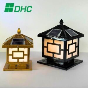 Đèn trụ cổng năng lượng mặt trời 20 cm