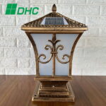 Đèn trụ hiên 20 cm năng lượng mặt trời 4 Đèn trụ hiên 20 cm