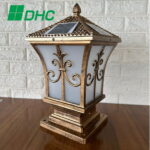 Đèn trụ hiên 30 cm năng lượng mặt trời 6 Đèn trụ hiên năng lượng mặt trời