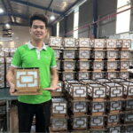 Đèn trụ cổng 30 cm năng lượng mặt trời 11 Xưởng Đèn trụ cổng năng lượng mặt trời