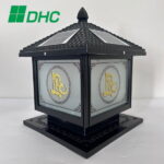 Đèn trụ cổng chữ LỘC năng lượng mặt trời 25 cm