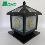 Đèn trụ cổng chữ TÀI năng lượng mặt trời 6 Đèn trụ cổng chữ TÀI năng lượng mặt trời