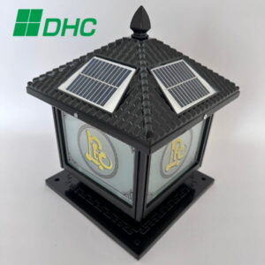 Đèn trụ cổng năng lượng mặt trời chữ LỘC