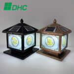 Đèn trụ cổng chữ năng lượng mặt trời chữ TÀI