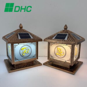 Đèn trụ cổng Thư Pháp
