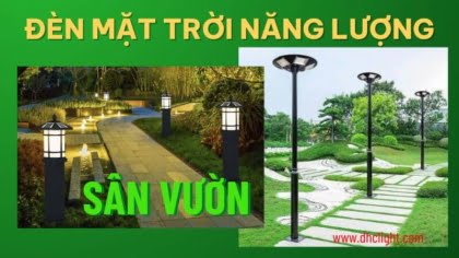 Đèn năng lượng mặt trời sân vườn
